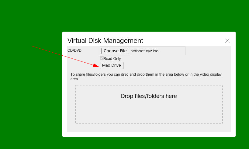 Mount ISO - Dedicated server