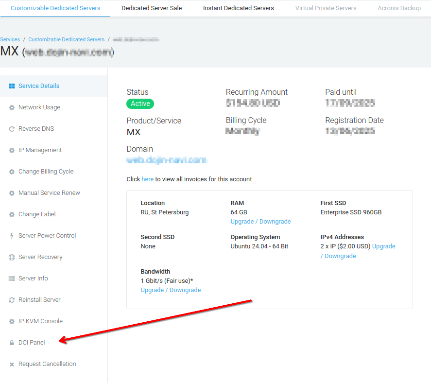 Reinstall Dedicated server with custom partition